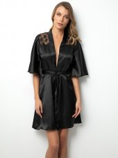 Sırtı Dantelli Saten Sabahlık thumbnail 6