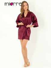 Kuşaklı Saten Sabahlık thumbnail 1