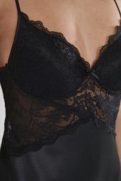 pierre cardin Saten Dantelli Gecelik Sabahlık Takım thumbnail 3