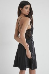 pierre cardin Saten Dantelli Gecelik Sabahlık Takım thumbnail 4