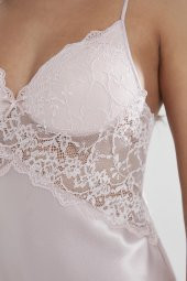 pierre cardin Saten Dantelli Gecelik Sabahlık Takım thumbnail 12