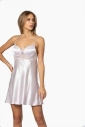 pierre cardin 6lı Saten Gecelik - Sabahlık Takımı thumbnail 3