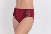 Dantel Detaylı Günlük Kadın Külot Bordo thumbnail 1