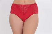 Dantel Detaylı Günlük Kadın Külot Kırmızı thumbnail 2