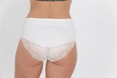Ön ve Arka Dantel Detaylı Günlük Kadın Külot Beyaz thumbnail 3