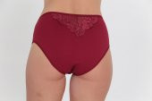 Dantel Detaylı Günlük Kadın Külot Bordo thumbnail 3