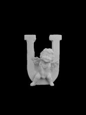 Polyester Harf Melekli -U- 7,5x6cm P407 - 1