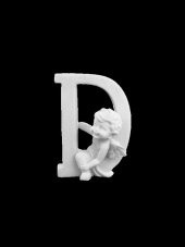 Polyester Harf Melekli -D- 7,5x5,5cm P391 - 1