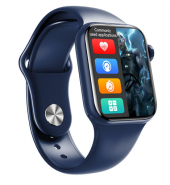 M26 Plus Smart Watch Mavi Renk Akıllı Saat Wireless Charging - 1