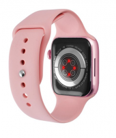 M26 Plus Smart Watch Pembe Renk Akıllı Saat Wireless Charging - 3