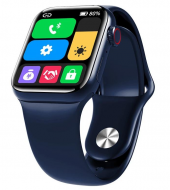 M26 Plus Smart Watch Mavi Renk Akıllı Saat Wireless Charging - 2