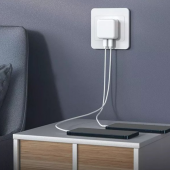 Apple Uyumlu 35 W Çift USB-C Bağlantı Noktalı Şarj Adaptörü ve 2 Adet Usb-c Lightning Şarj Kablosu 1m - 4