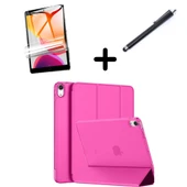 Apple iPad Air 4/5. Nesil 10.9 Kılıf SET PU Deri Smart Tablet Kilifi Ekran Koruyucu + Kalem (10.Nesil Değildir) - 11