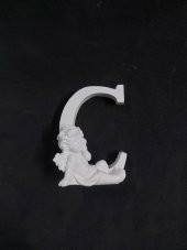 Polyester Harf Melekli -C- 8x6cm P390 - 1