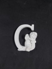 Polyester Harf Melekli -G- 8x6,5cm P394 - 1