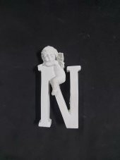 Polyester Harf Melekli -N- 10x5,5cm P401 - 1