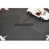 Subaru Turbo Bagaj Siyah Metal 3M 3D Bagaj Yazı Logo K thumbnail 2