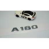 DK Benz A180 Bagaj Krom ABS 3M 3D Yazı Logo - 2