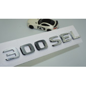 Dk Tuning 300SEL Bagaj Krom Abs 3m 3d Yazı Logo Benz İle Uyumlu - 1