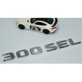 Dk Tuning 300SEL Bagaj Krom Abs 3m 3d Yazı Logo Benz İle Uyumlu - 3