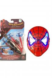 Spiderman Ağ Fırlatan Vantuz Atan Eldiven Ve Işıklı Örümcek Adam Maskesi - 1
