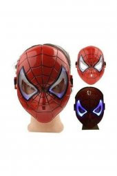 Spiderman Ağ Fırlatan Vantuz Atan Eldiven Ve Işıklı Örümcek Adam Maskesi - 3