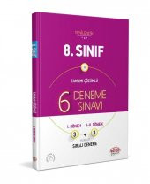 8. Sınıf 6 Deneme Sınavı Editör Yayınları - 1