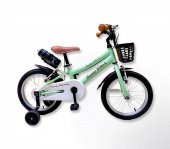 Trendbisiklet Retro Classic 16 Jant 4-6 Yaş Mint Yeşili-Kahve Renkli Çocuk Bisikleti - 2