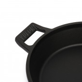 VULOM LOTUS Demir Döküm Tava 26 cm Çift Kulp Mat Siyah - 2