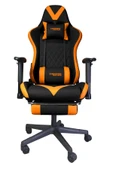 TWISTED MINDS TM8250-NO COMFORT E-SPOR OYUNCU KOLTUĞU - SİYAH  TURUNCU - 1