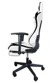 TWISTED MINDS TM8250-WN COMFORT E-SPOR OYUNCU KOLTUĞU - BEYAZ  SİYAH - 2