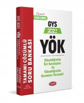 YÖK Üst Kuruluşları ile YÖK Personeli GYS Tamamı Çözümlü Soru Bankası Data Yayınları - 1
