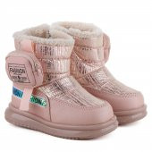 Vojo 9080 Kürklü Anatomik Fermuarlı Cepli Kız Çocuk Botu - 2