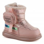 Vojo 9080 Kürklü Anatomik Fermuarlı Cepli Kız Çocuk Botu - 5