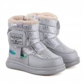 Vojo 9080 Kürklü Anatomik Fermuarlı Cepli Kız Çocuk Botu - 8