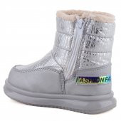 Vojo 9080 Kürklü Anatomik Fermuarlı Cepli Kız Çocuk Botu - 12