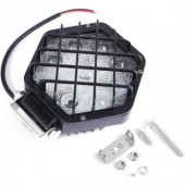 48W Altıgen Kafesli Siyah 16 LED Off Road Tekne Çalışma Lambası AA140 - 1