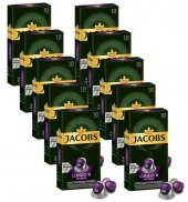 Jacobs Lungo Intenso 8 Kapsül Kahve 10 x 10 Paket (100 Adet) Nespresso Uyumlu - 1