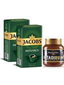 Jacobs Monarch Filtre Kahve 2 x 500 gr + Tadıbu Kakaolu Fındık Ezmesi 330 gr - 1