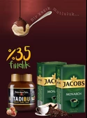 Jacobs Monarch Filtre Kahve 2 x 500 gr + Tadıbu Kakaolu Fındık Ezmesi 330 gr - 2