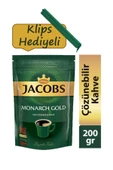 Jacobs Monarch Gold Kahve 200 gr + Klips Hediyeli - 1