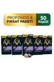 L'OR-Lungo Profondo-Intensity 8-Nespresso Uyumlu Kapsül Kahve Fırsat Paketi 10 x 5 Paket (50 Adet) - 1