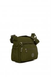 Bagmori Haki Büyük Çok Fermuar Detaylı Paraşüt Çanta thumbnail 2