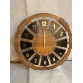 Lavinta54 Kişiye Özel Ahşap Duvar Saati 50 cm - 2