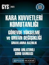 2023 Kara Kuvvetleri Komutanlığı Görevde Yükselme ve Unvan Değişikliği Konu Anl Soru Bankası Pegem - 1