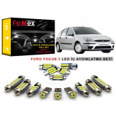 Ford Focus 1 LED İç Aydınlatma Ampul Seti FEMEX Parlak Beyaz - 1