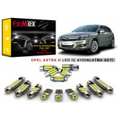 Opel Astra H LED İç Aydınlatma Ampul Seti FEMEX Parlak Beyaz - 1