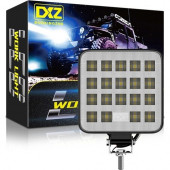 19 LED Kare Off Road Tekne Çalışma Lambası Spot Lambası 6500K AA125 - 1