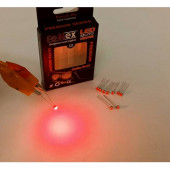 FEMEX Premium T5 T4 10lu İnce Bacaklı Kıl Led Mini Led Ampul Parlak Kırmızı - 1