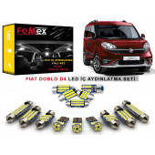 Fiat Doblo D4 LED İç Aydınlatma Ampul Seti FEMEX Parlak Beyaz - 1